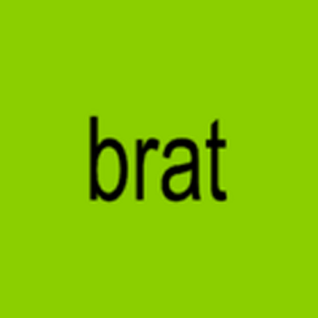BRAT by Charli xcx — album cover